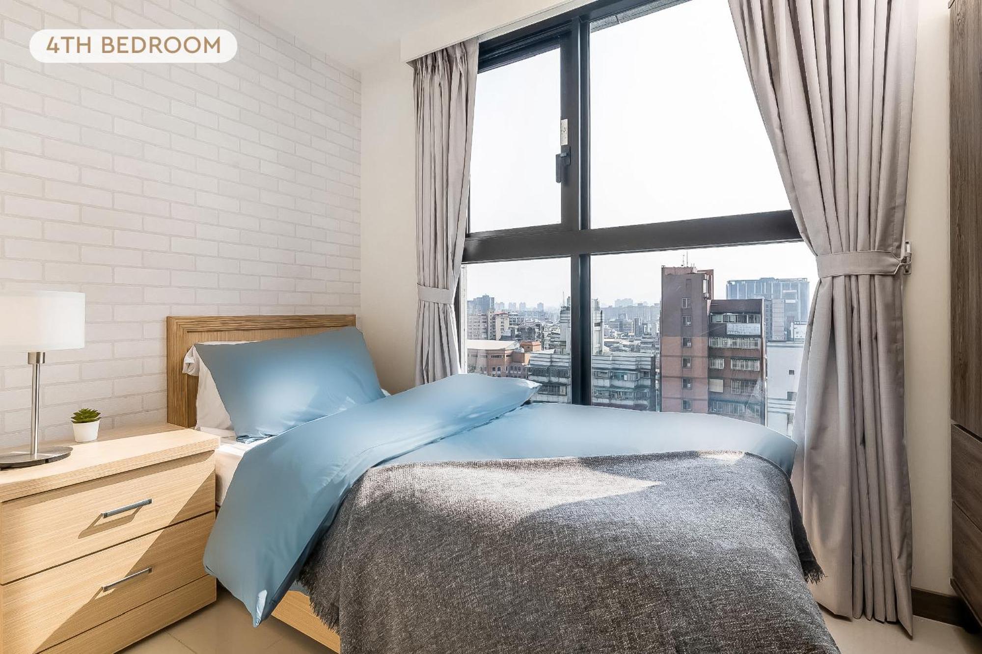 Apartamento High Floor New Bldg 4B2Bldk Ximending, Stunning Views • 高層新樓 4房2衛 西門町 美景 Taipéi Exterior foto